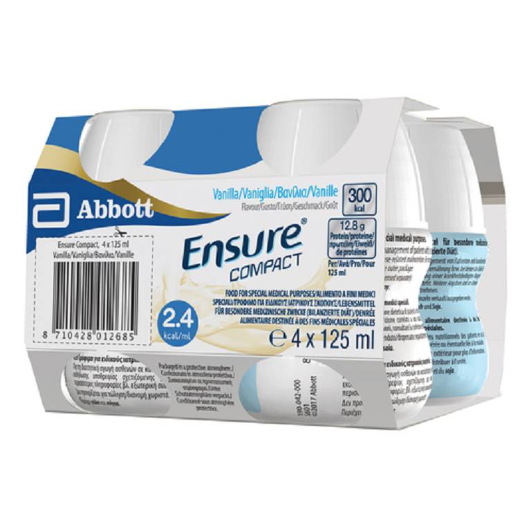 ENSURE COMPACT VANIGLIA4X125ML