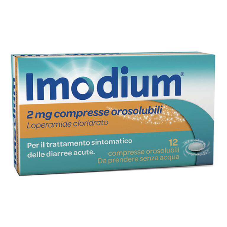 IMODIUM*12CPR OROSOL 2MG