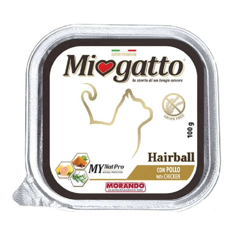 MIOGATTO HAIRBALL POLLO 100G