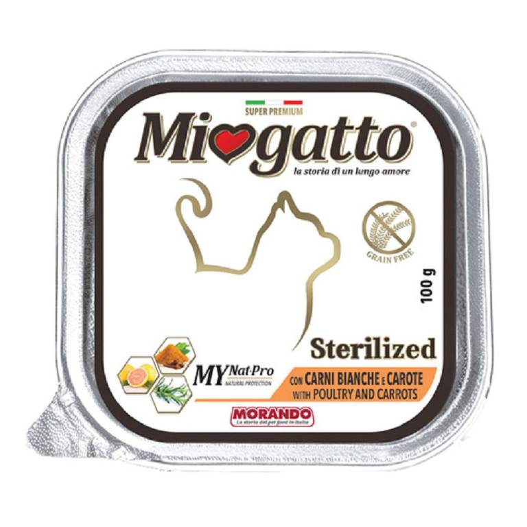 MIOGATTO STERIL CA BI/CAR 100G