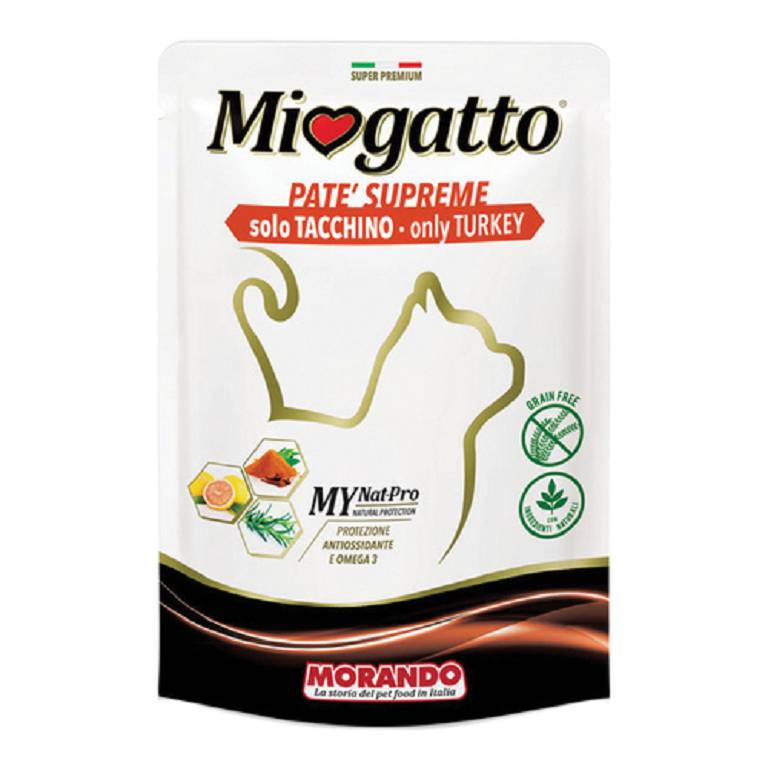 MIOGATTO TACCHINO 85G