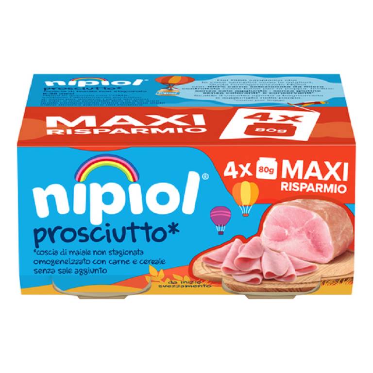 NIPIOL OMOG PROSCIUTTO 4X80G