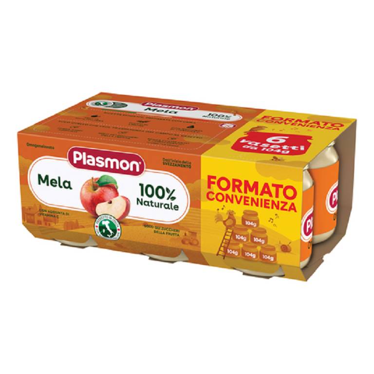 PLASMON OMOG MELA 6X104G